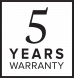 5YRS warranty icon 01