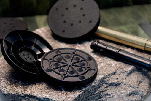 Vorlux components Brushed gold handpiece