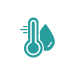 Digital Technology Icons Water Temperature